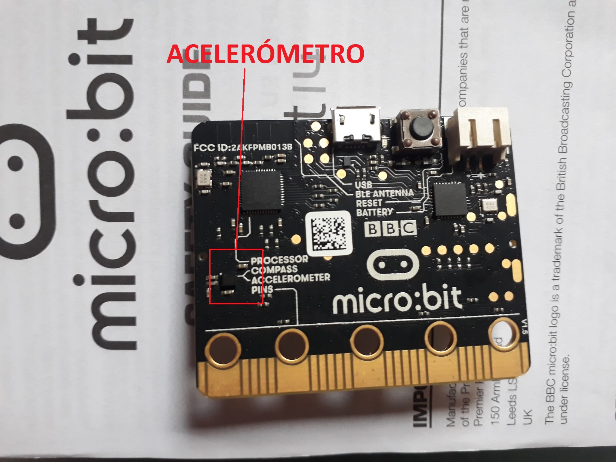 Acelerómetro en la Micro:bit