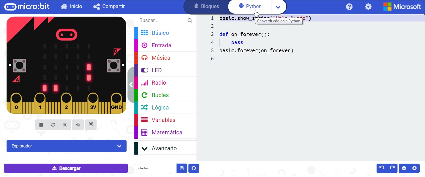 Makecode python