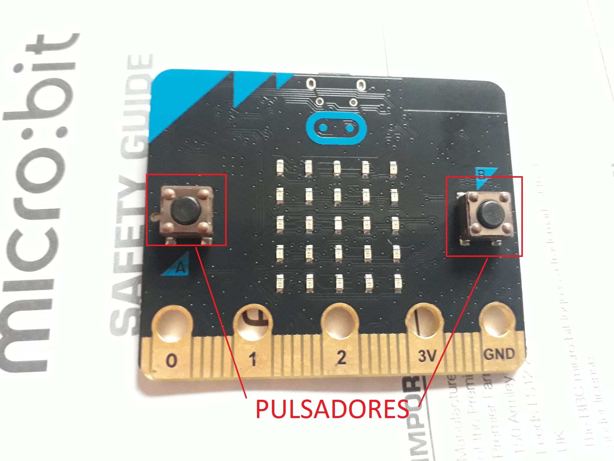 Pulsadores en la Micro:bit